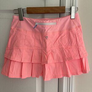 Ivivva Set the Pace Pastel/Neon Orange Skirt